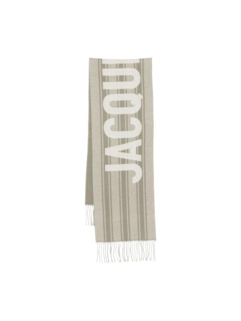 JACQUEMUS LECHARPE JACQUEMUS STRIPED WOOL SCARF