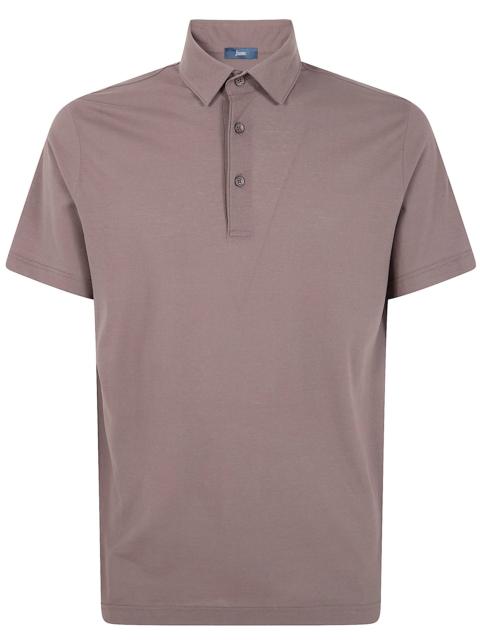 Jersey Voile Crepe Short Sleeves Polo Shirt