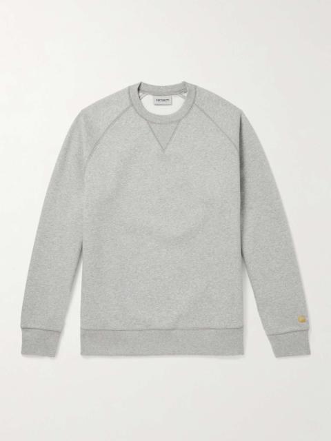 Chase Logo-Embroidered Cotton-Blend Jersey Sweatshirt