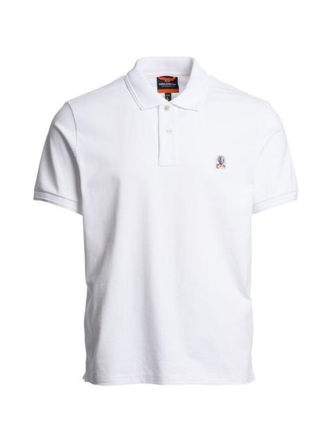 logo-embroidered polo shirt