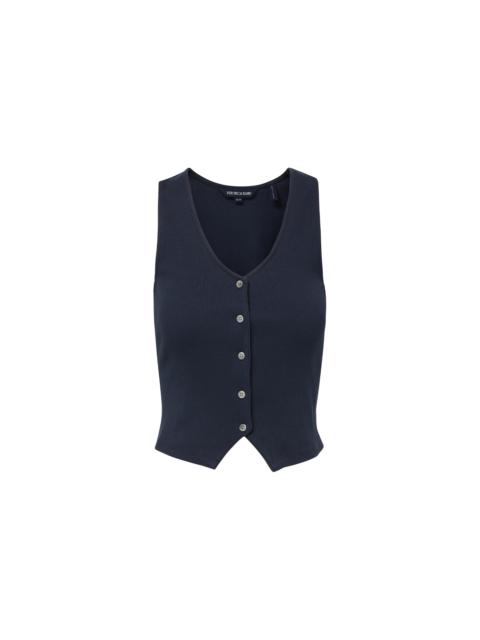 HOORNE BUTTON-DOWN TANK TOP