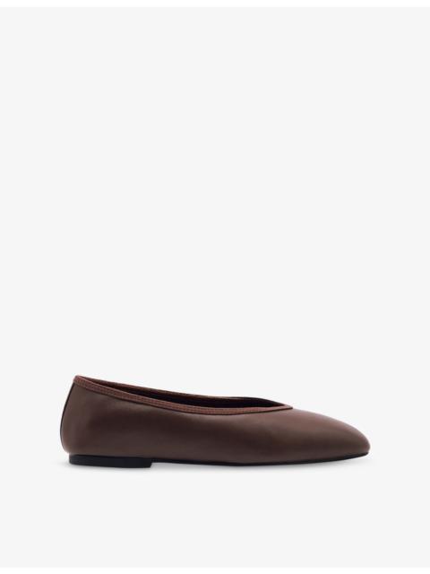 Dina Leather Ballet Flats
