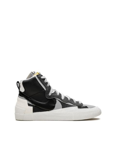x sacai Blazer Mid "Black/Grey" sneakers