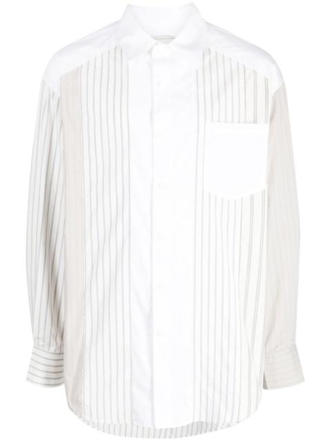 striped long-sleeve shirt