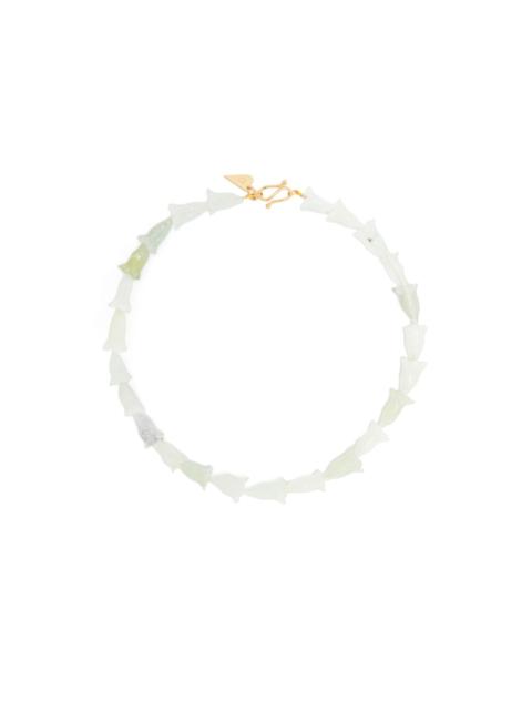 floral-beaded necklace