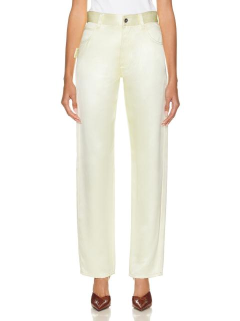 Twill Straight Leg Trouser