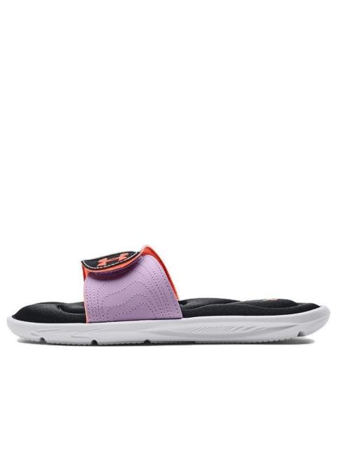 (WMNS) Under Armour Ignite 9 Slide 'White Black' 3022717-112