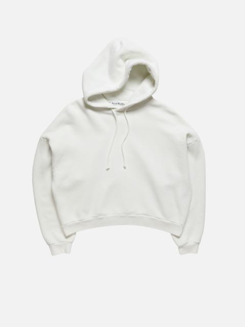 Logo fleece hoodie - Ice White