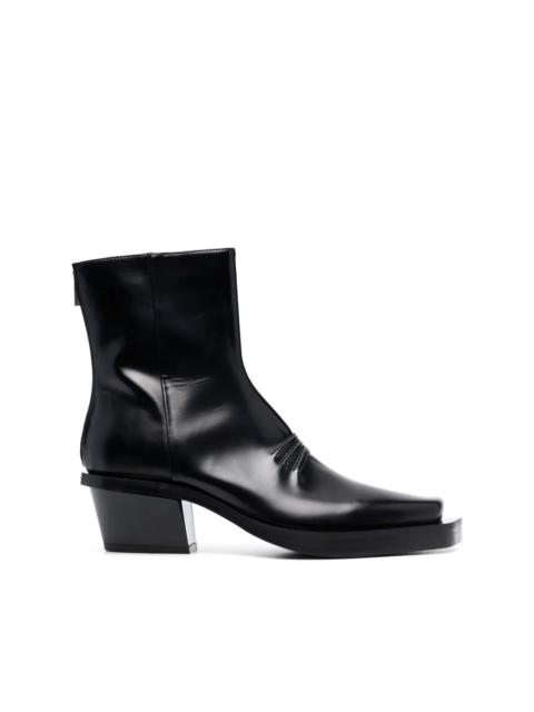 Leone leather ankle boots