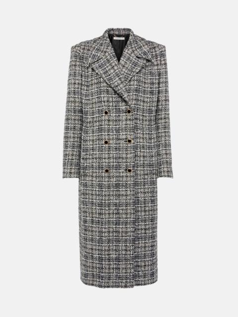 Lurex® tweed coat