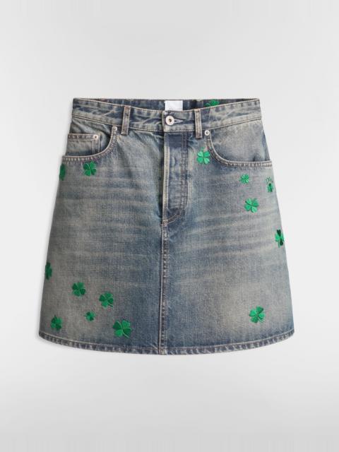 Embroidered Miniskirt