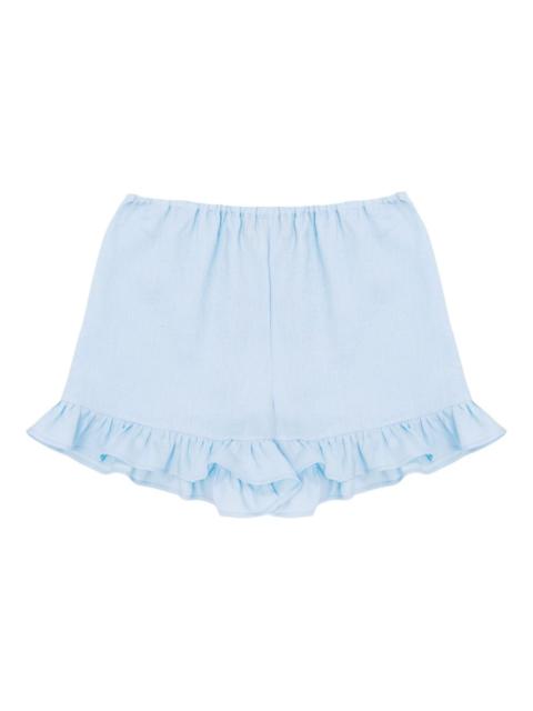 Cha Cha ruffled-hem shorts set