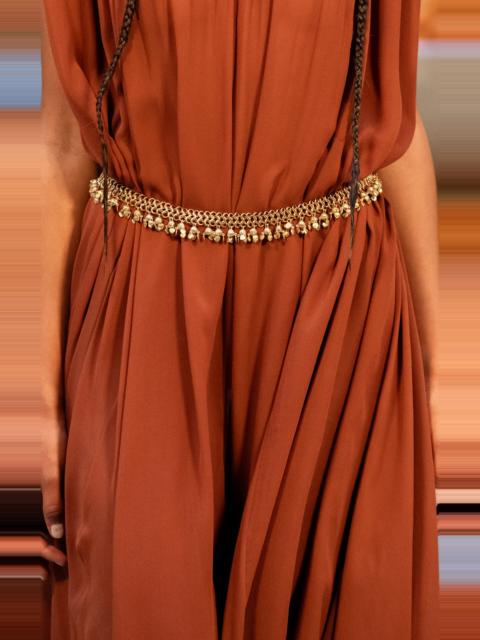 Le Jardin Heart Hassel Chain Belt gold