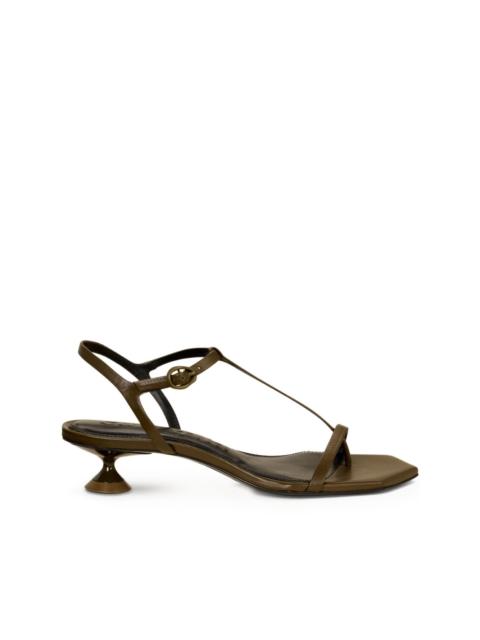 35mm Trevi sculpted-heel sandals