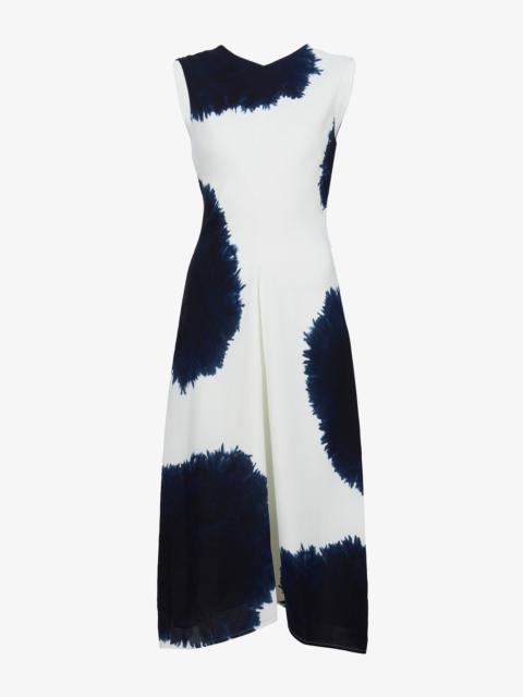 Ella Dress in Printed Viscose Crepe