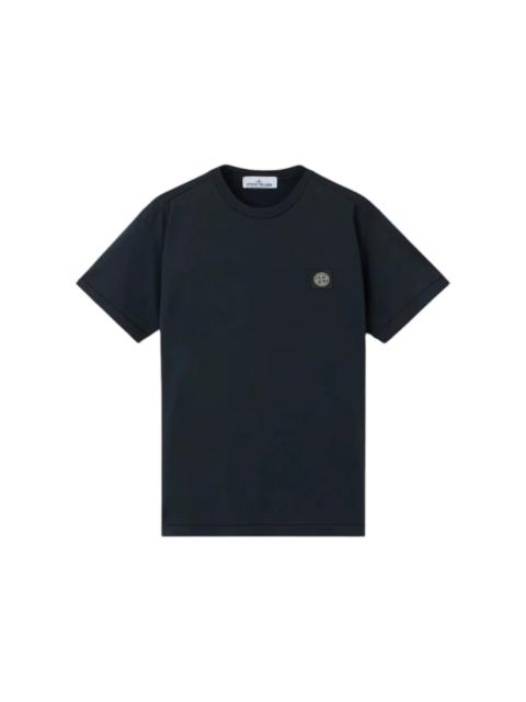 Stone Island S/S Compass Logo T-Shirt Navy Blue