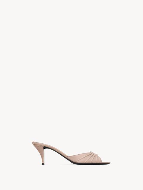 BABYLONE MULES IN SMOOTH LEATHER