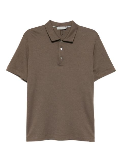 cotton-blended polo shirt