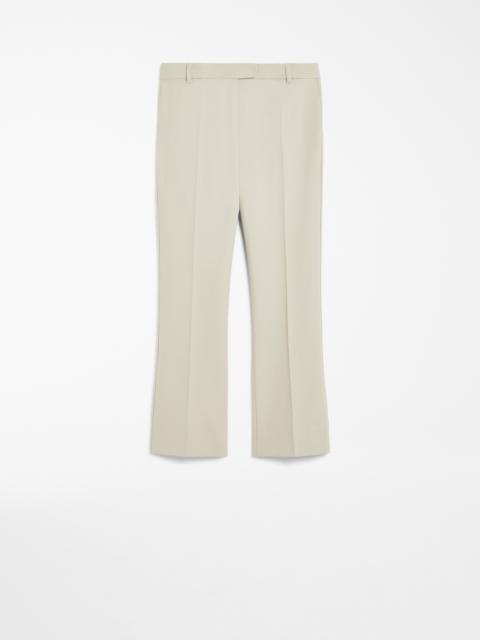 FATINA Slim-fit stretch cotton and viscose trousers