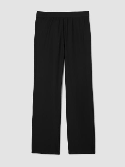 Washable Stretch Crepe Kick Pant