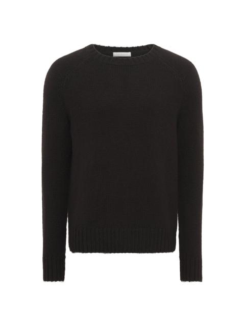 Norwich Knit Sweater in Black Cashmere