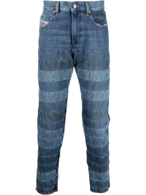 Slim D-Strukt panelled jeans