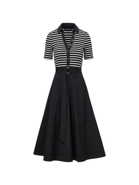 DELISE MIXED MEDIA DRESS