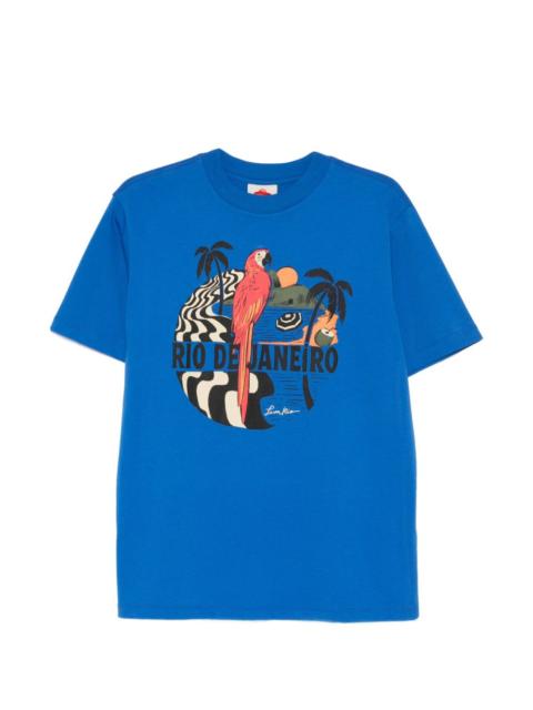 parrot-graphic T-shirt