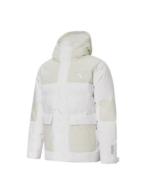 PUMA Protective Down Jacket 'White Beige' 586604-02