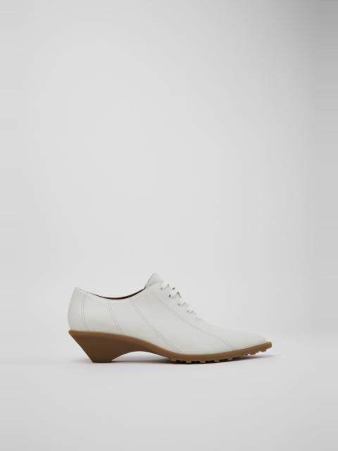 White Leather Shoes for Women.