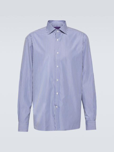 Aston striped cotton shirt