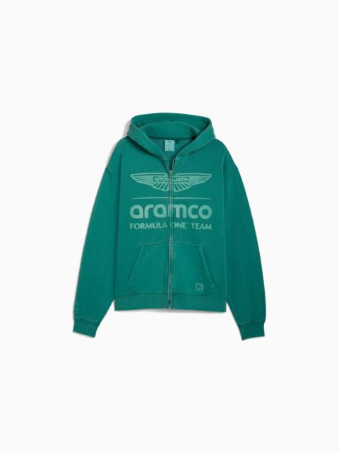 PUMA x ASTON MARTIN ARAMCO F1® TEAM Men's Zip-Up Hooded Sweatshirt