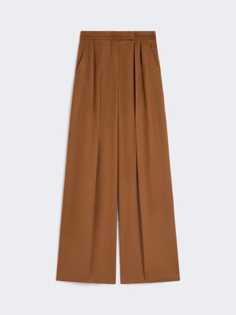 BORNEO1234 Wide, camel colour trousers