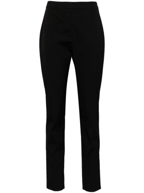 straight-leg tailored trousers