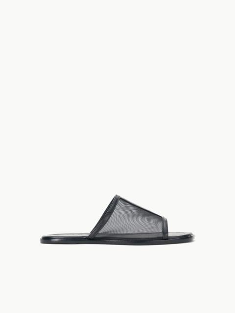 STAUD ALESSANDRA SANDAL BLACK MESH