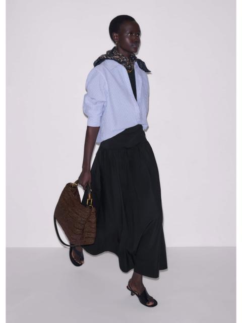 Mixed Media Maxi Skirt