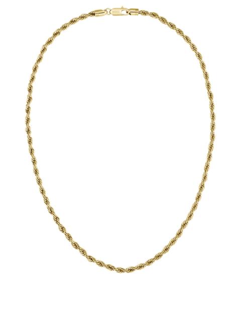 GOLD-TONE NECKLACE WITH ROPE-STYLE CHAIN
