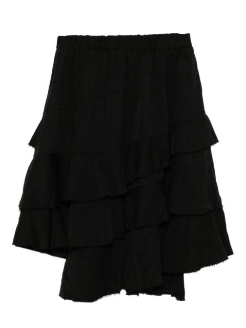 ruffled skirt