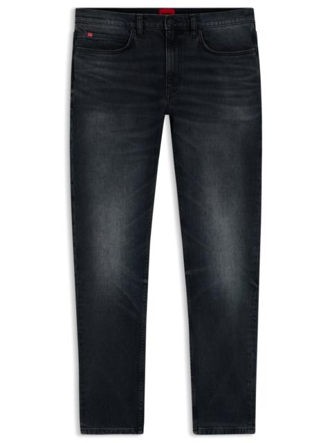 ASH-BLUE EXTRA-SLIM-FIT JEANS IN COMFORT-STRETCH DENIM