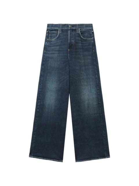 wide-leg jeans