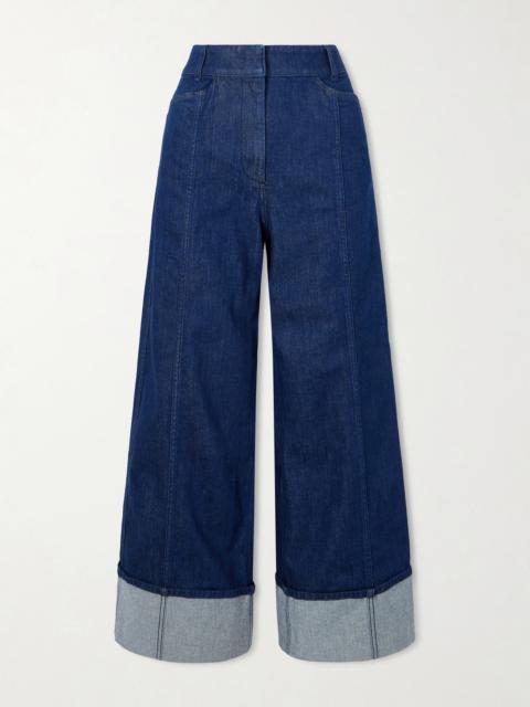 Organic High-rise Wide-leg Jeans