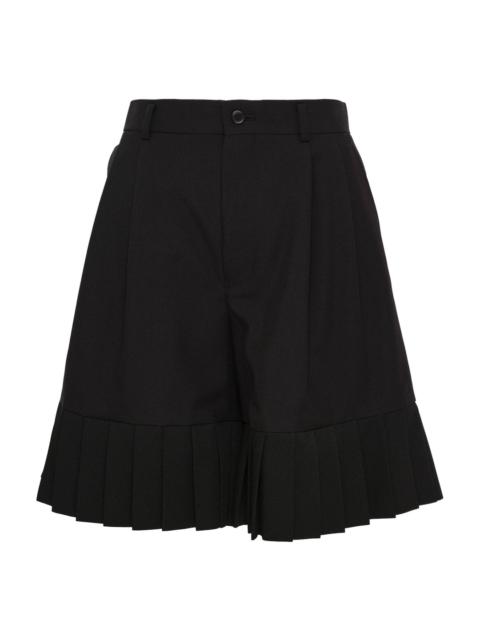 Wool Polyester Gabardine Skirt