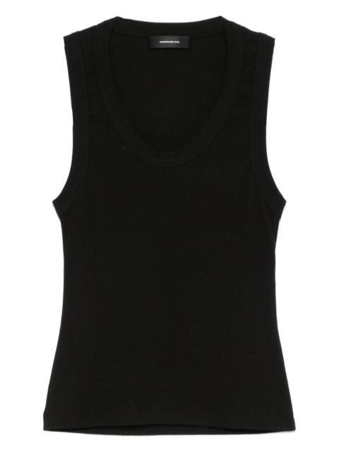 scoop-neck tank top