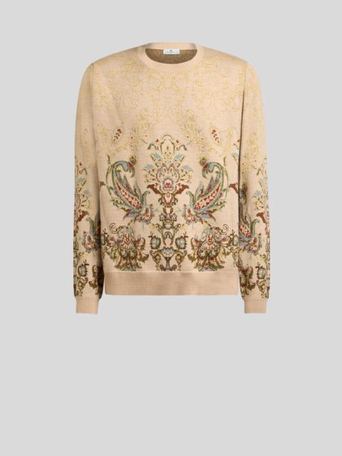 WOOL JACQUARD SWEATER