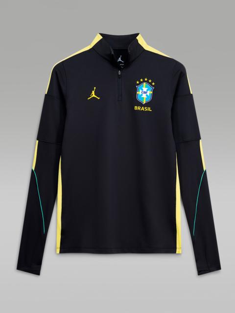 Brazil Strike Women's Jordan Dri-FIT Soccer Knit Drill Top