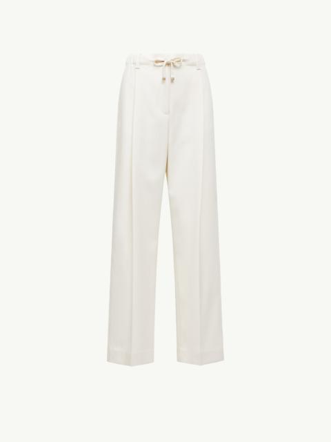 Wool Gabardine Tailored Pants