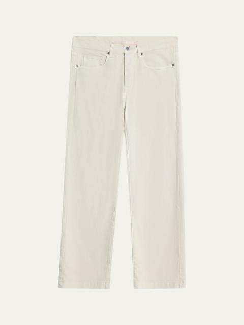 Men's Straight Fit Five-Pocket Pants