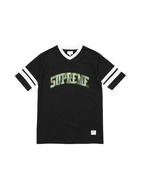 Supreme Glitter Arc Football Top Black