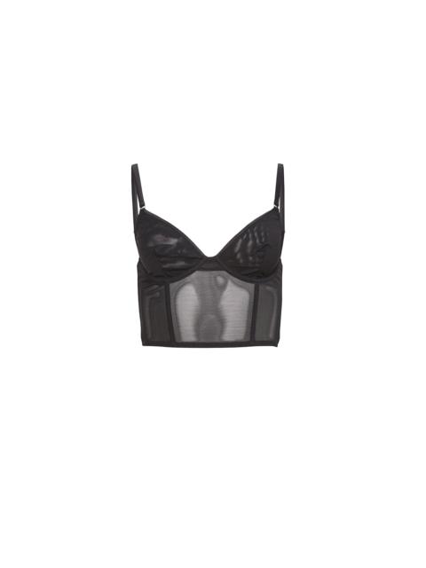 Mesh Longline Bustier