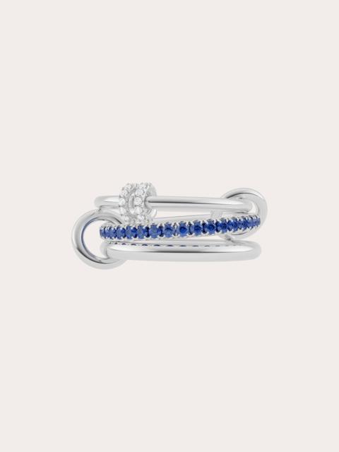 Diamond & Sapphire Raneth Bleu Ring